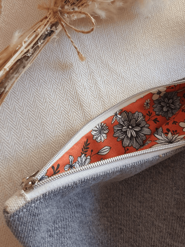 Trousse Jean gris 