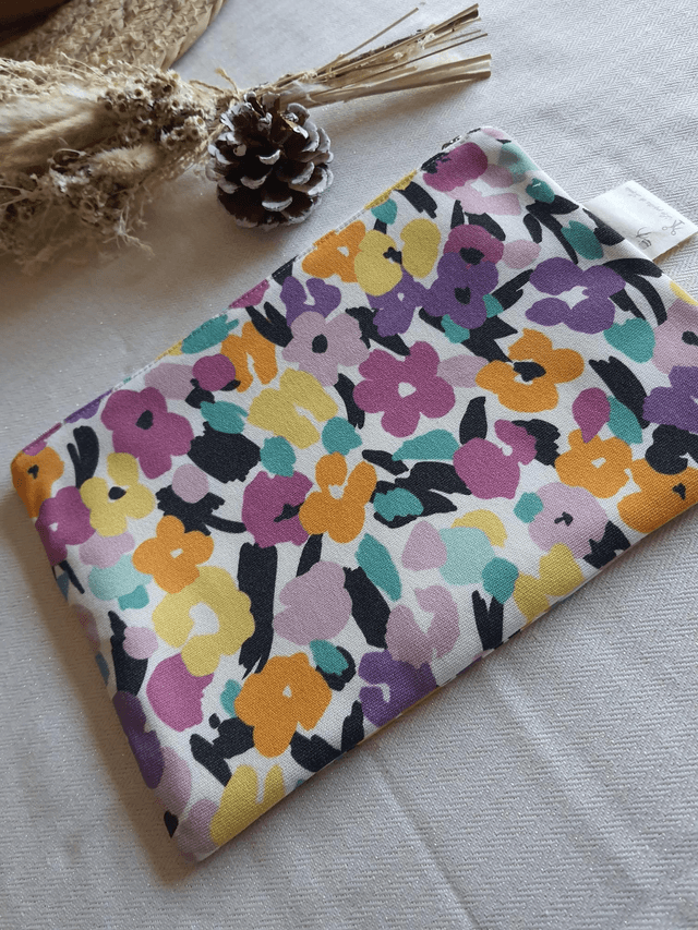 Pochette de plage fleuri multicolore 