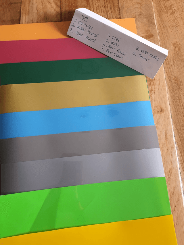 Choix de la couleur