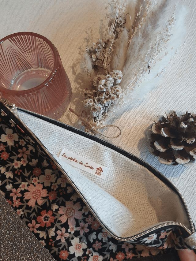 Grande pochette Lunessa fleurie