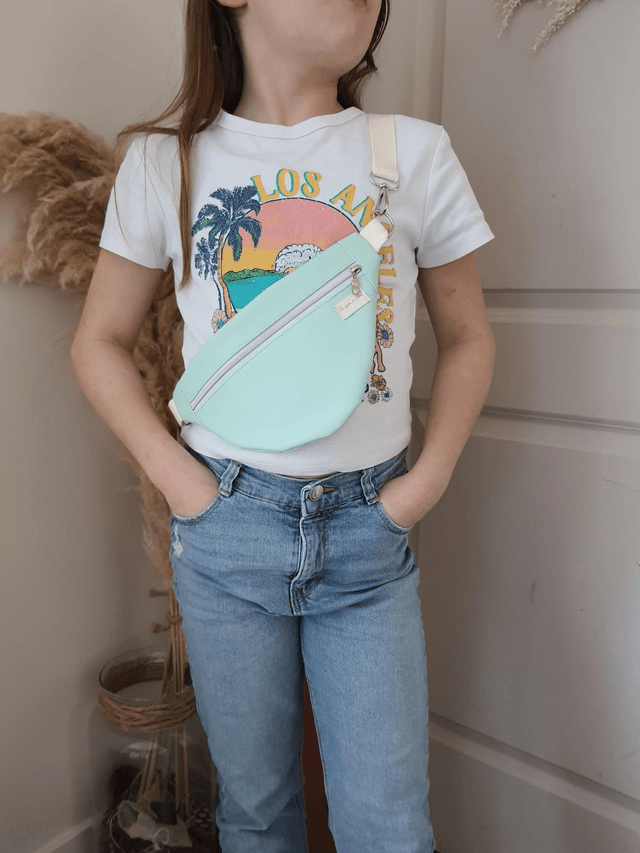 Banane enfant turquoise 