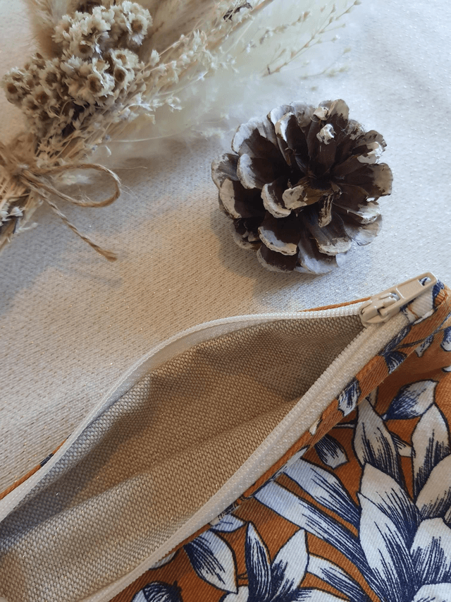 Trousse Jaune Fleurs