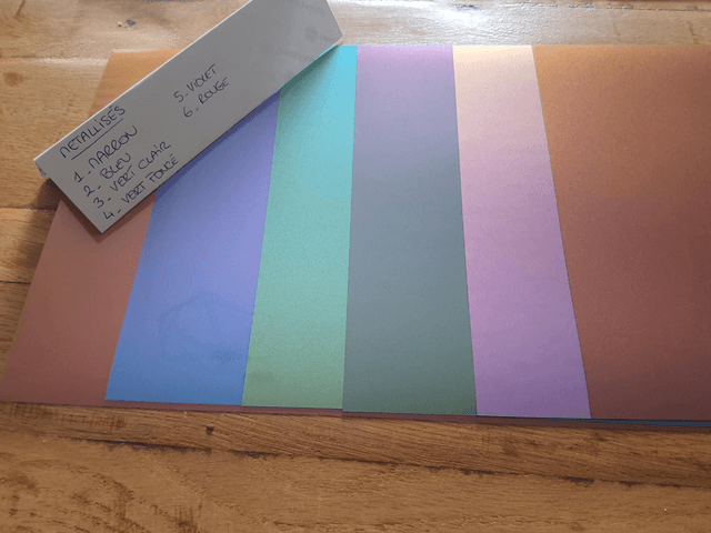 Choix de la couleur