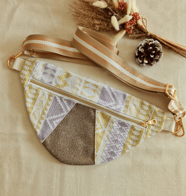 Banane jacquard violette
